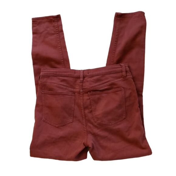 Free People Burgandy Colored Denim Mid-rise 29 - Picture 4 of 5